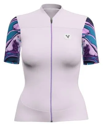 LeBram Ventoux Pétrole Donna Maglia a maniche corte Rosa