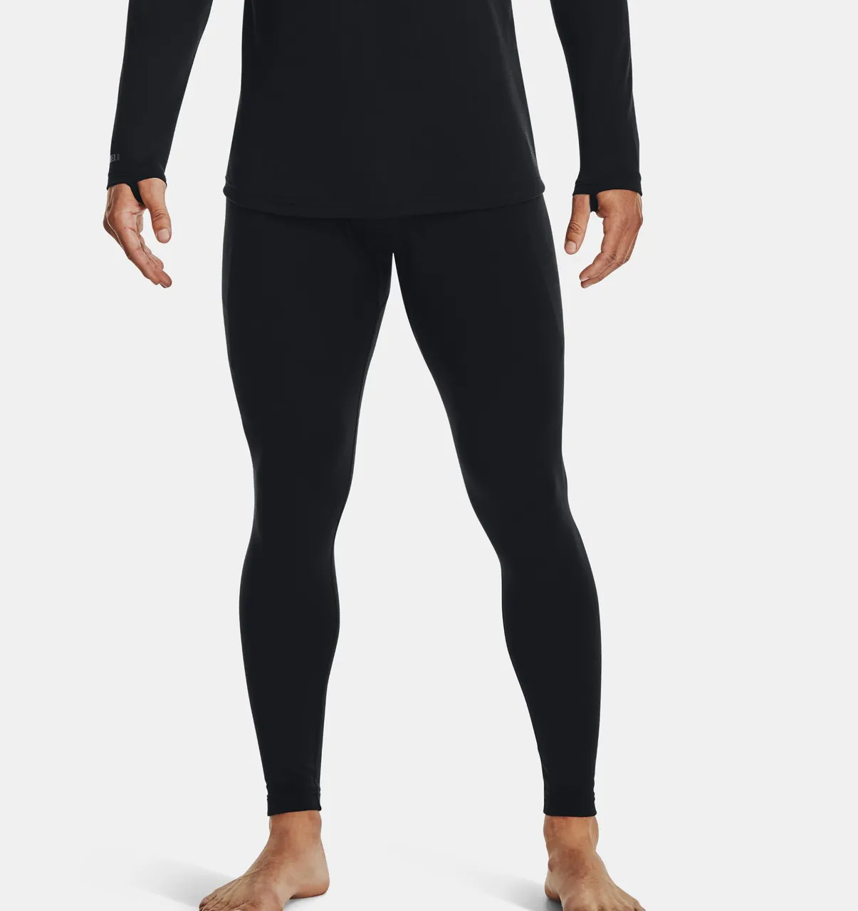 Leggings UA ColdGear Base 3.0 da uomo neri