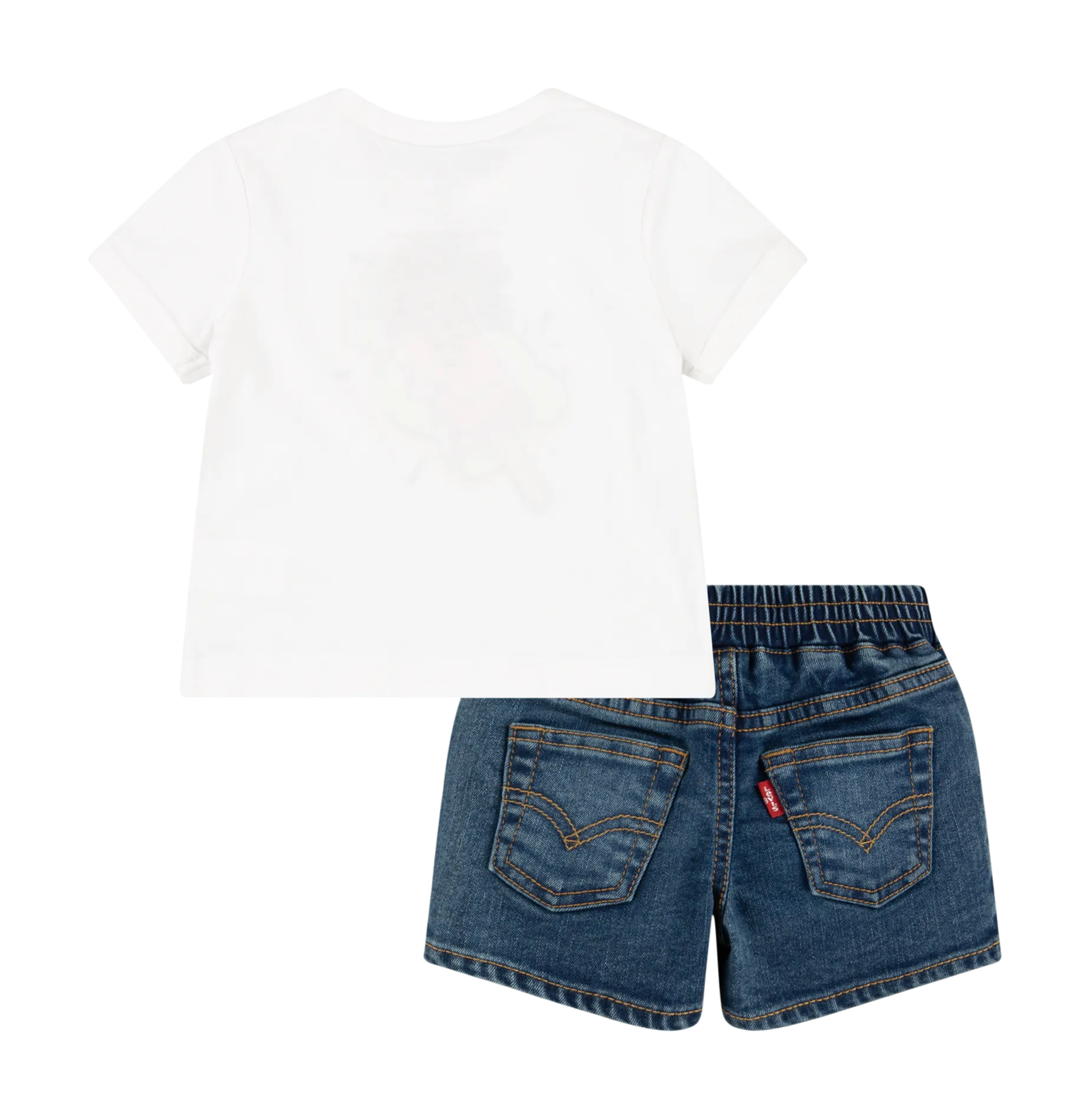  LEVI'S KIDS   Completo t-shirt e shorts | Bianco