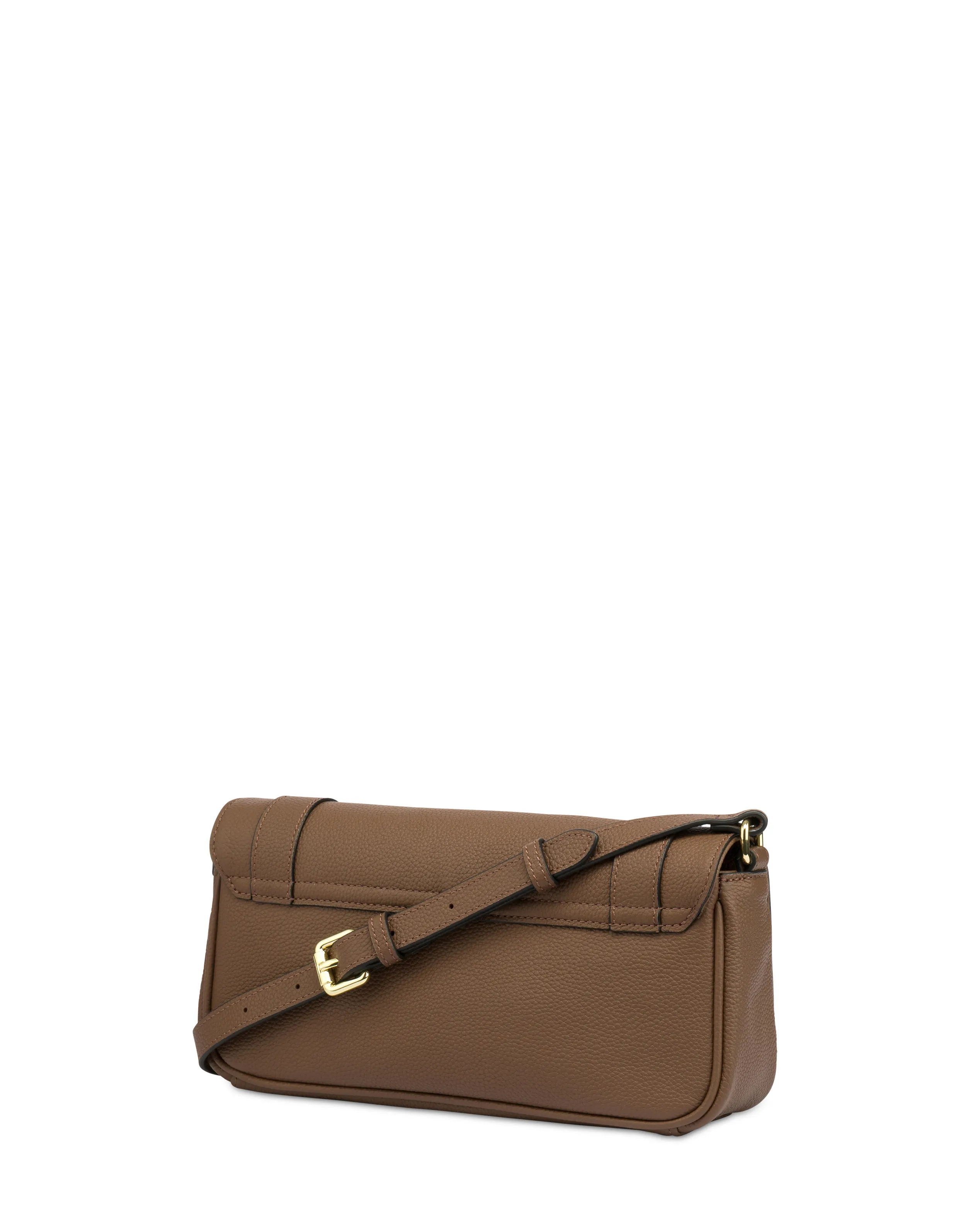     Linea Pollini Borsa A Spalla In Vitello Serena Marrone