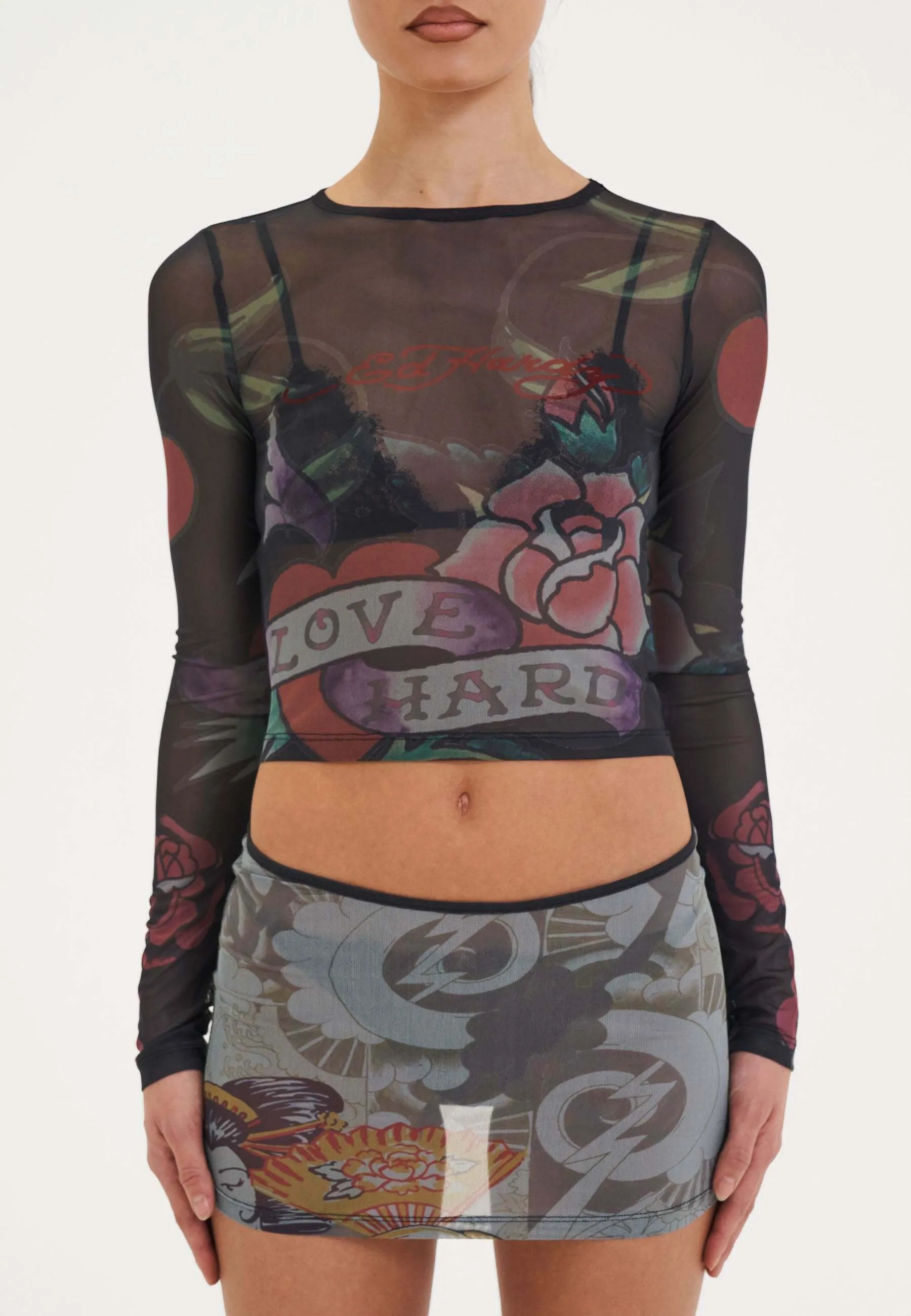 LOVE HARD - Maglietta a manica lunga