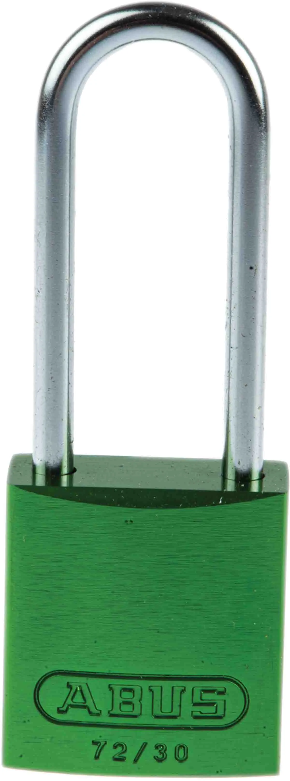Lucchetto di sicurezza con chiave ABUS per uso interno ed esterno, anello da 4.4mm, L. 50mm, col Verde