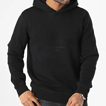 M3BQ36 Felpa con cappuccio nero