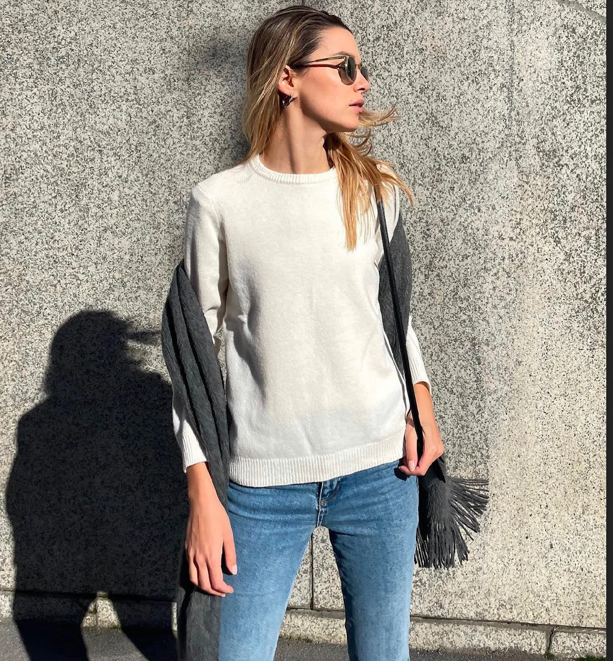 Maglia a Girocollo classico - Donna, Autunno/Inverno - 100% Lana - 100% Made in Italy | Brunella Gori