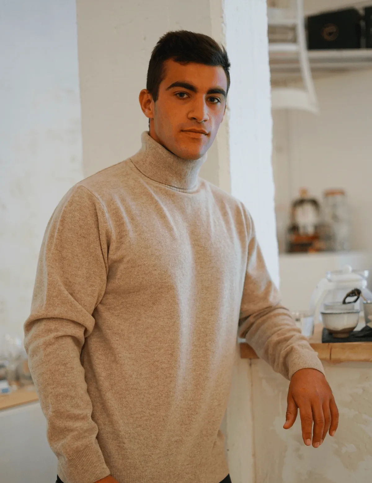 Maglia Dolcevita da Uomo in 100% Lana Merino Extrafine - 100% Made in Italy | Brunella Gori