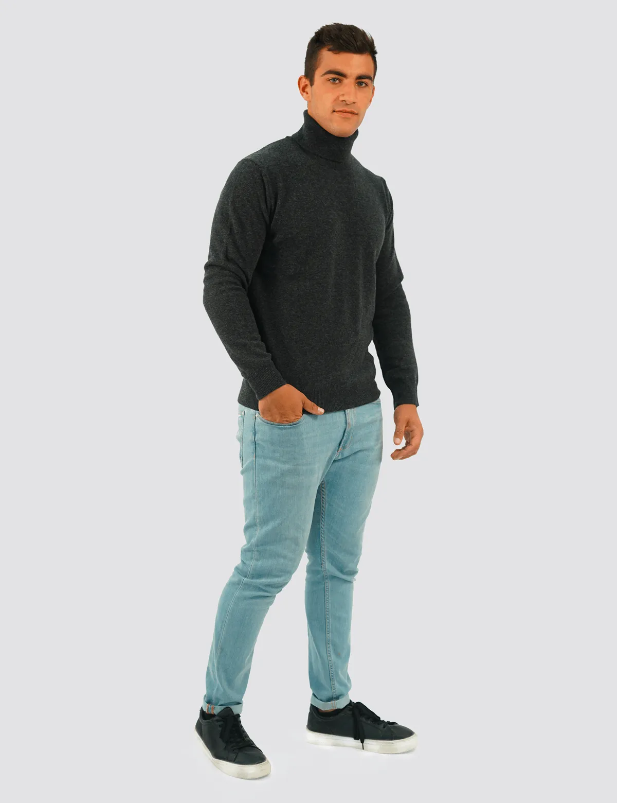 Maglia Dolcevita da Uomo in 100% Lana Merino Extrafine - 100% Made in Italy | Brunella Gori