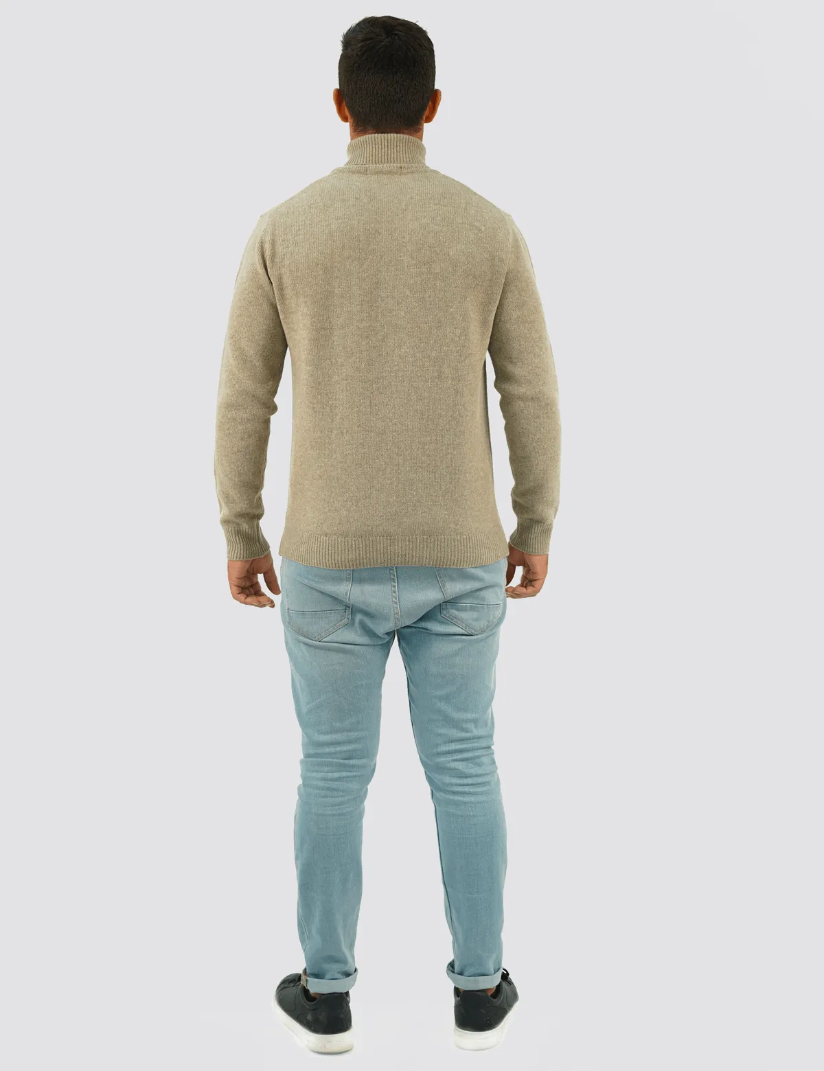 Maglia Dolcevita da Uomo Medio peso in 100% Lana Merino Extrafine - 100% Made in Italy | Brunella Gori