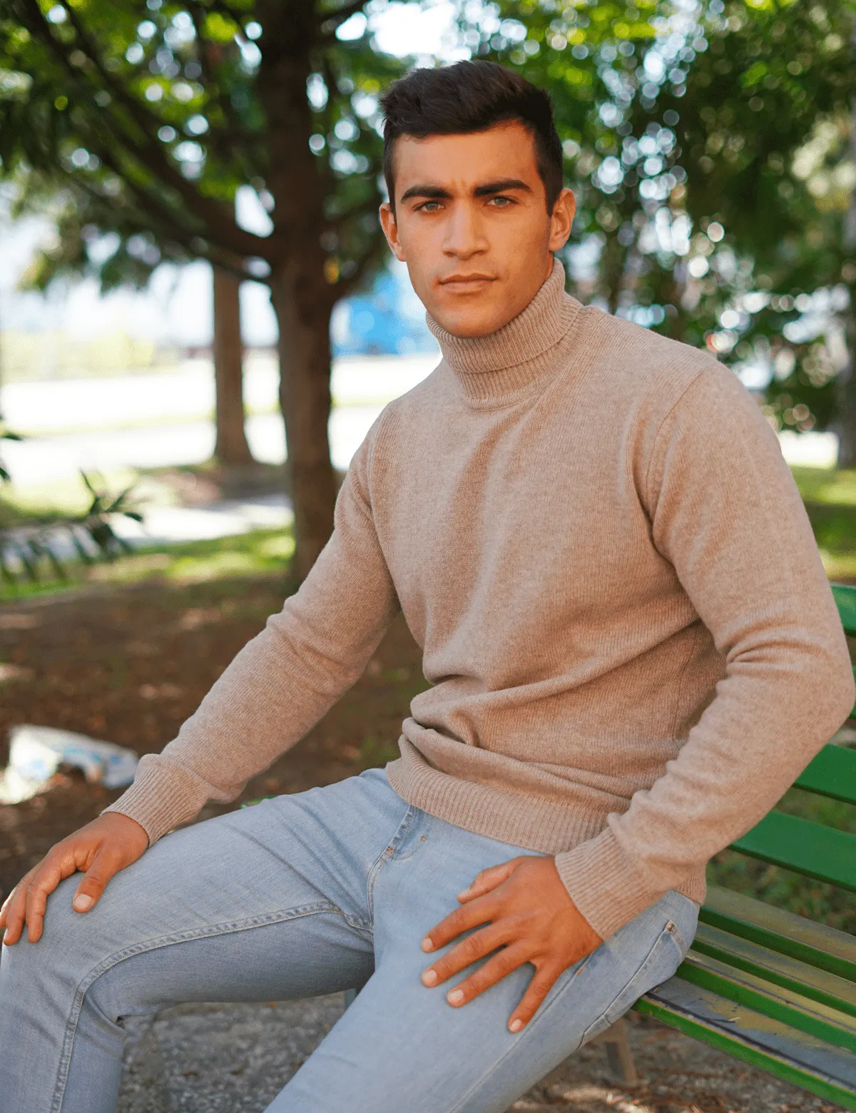 Maglia Dolcevita da Uomo Medio peso in 100% Lana Merino Extrafine - 100% Made in Italy | Brunella Gori