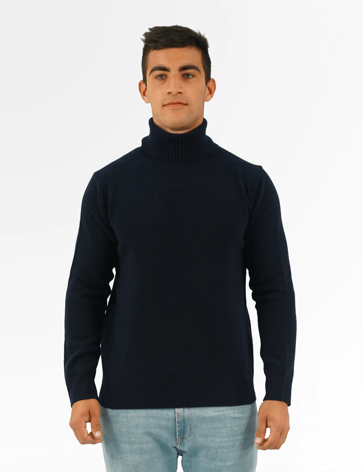 Maglia Dolcevita da Uomo Medio peso in 100% Lana Merino Extrafine - 100% Made in Italy | Brunella Gori