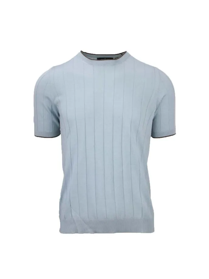 Maglia girocollo in filo di seta