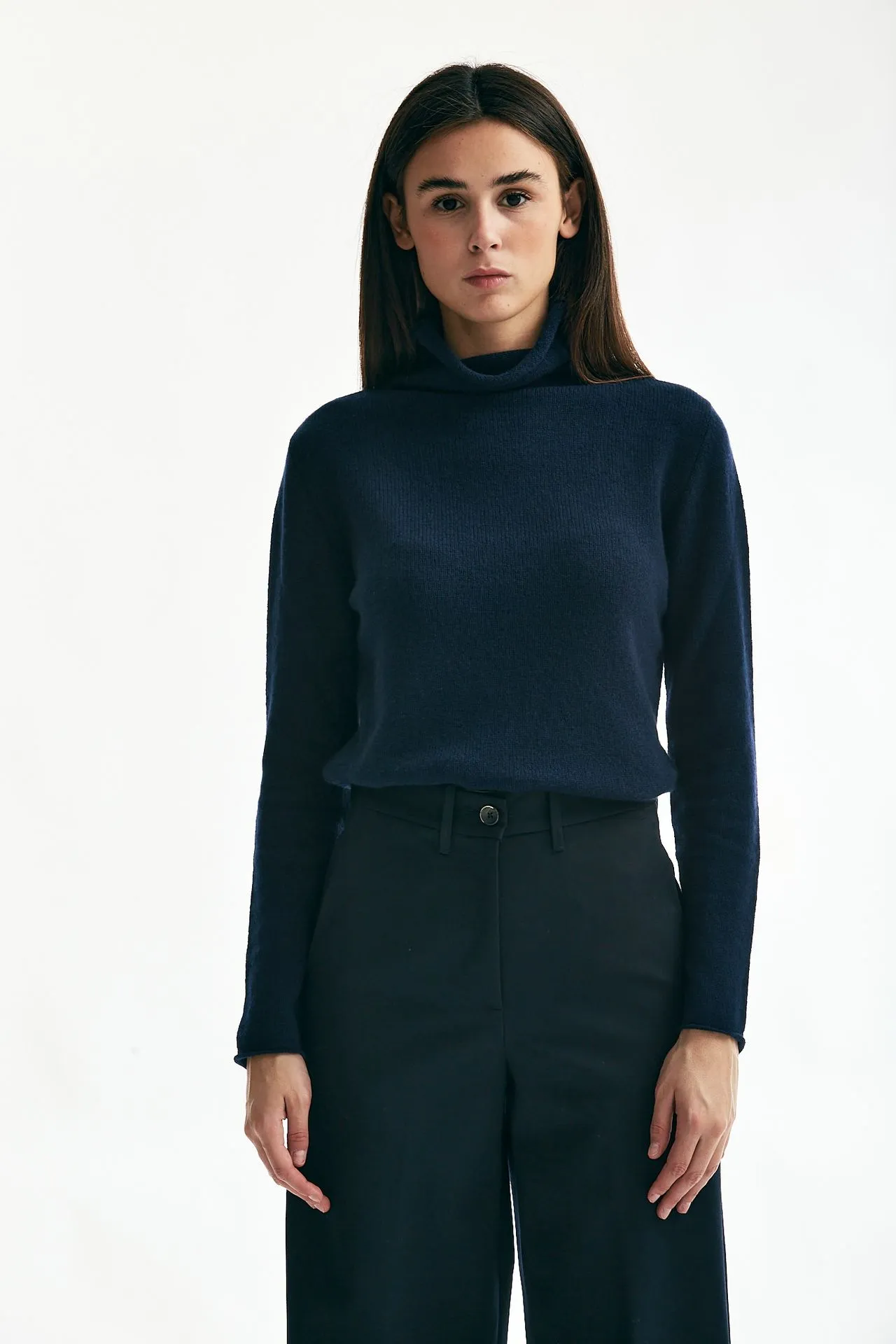 Maglia in cachemire nuvola blu aperto 