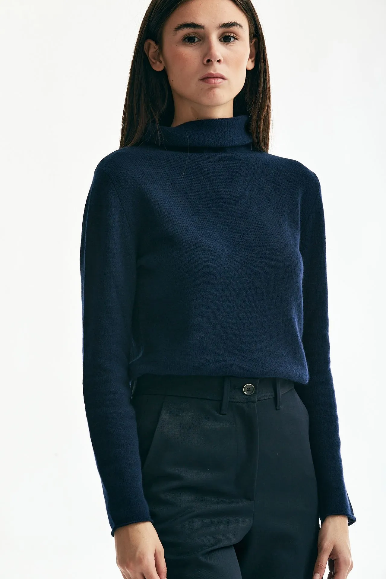 Maglia in cachemire nuvola blu aperto 