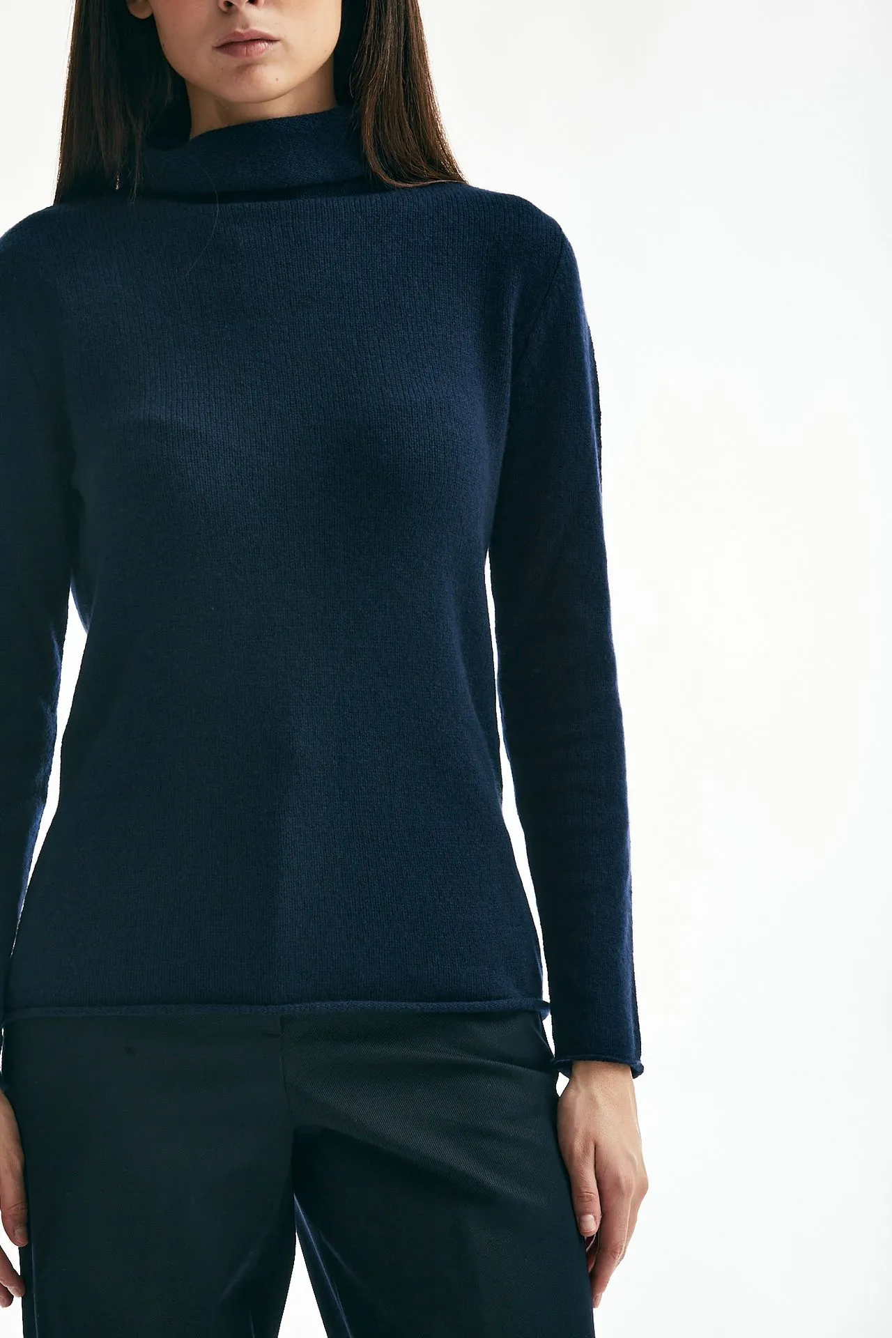 Maglia in cachemire nuvola blu aperto 