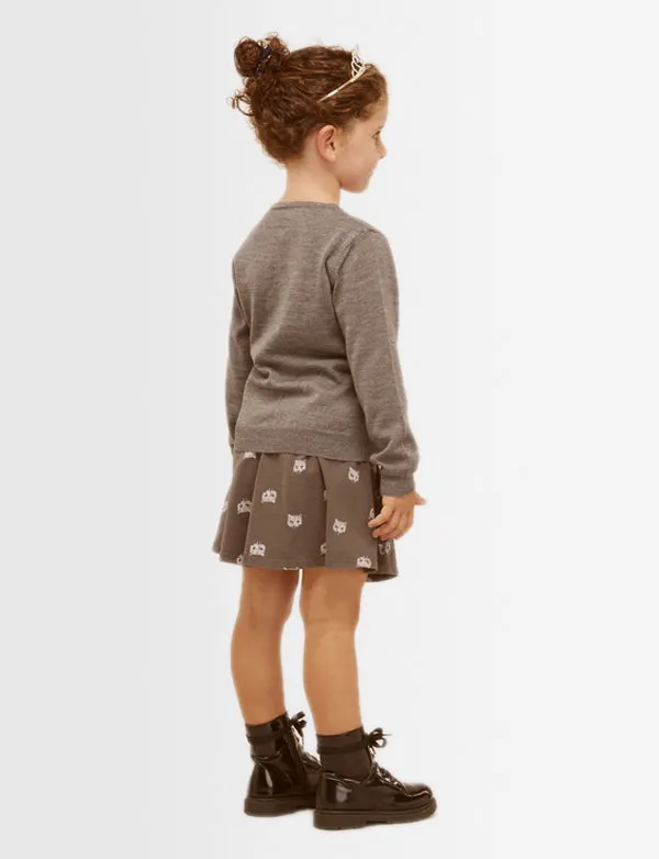 Maglione Cardigan - Bambina, Autunno/Inverno - 100% Lana Merino Bio - 100% Made in Italy | Brunella Gori