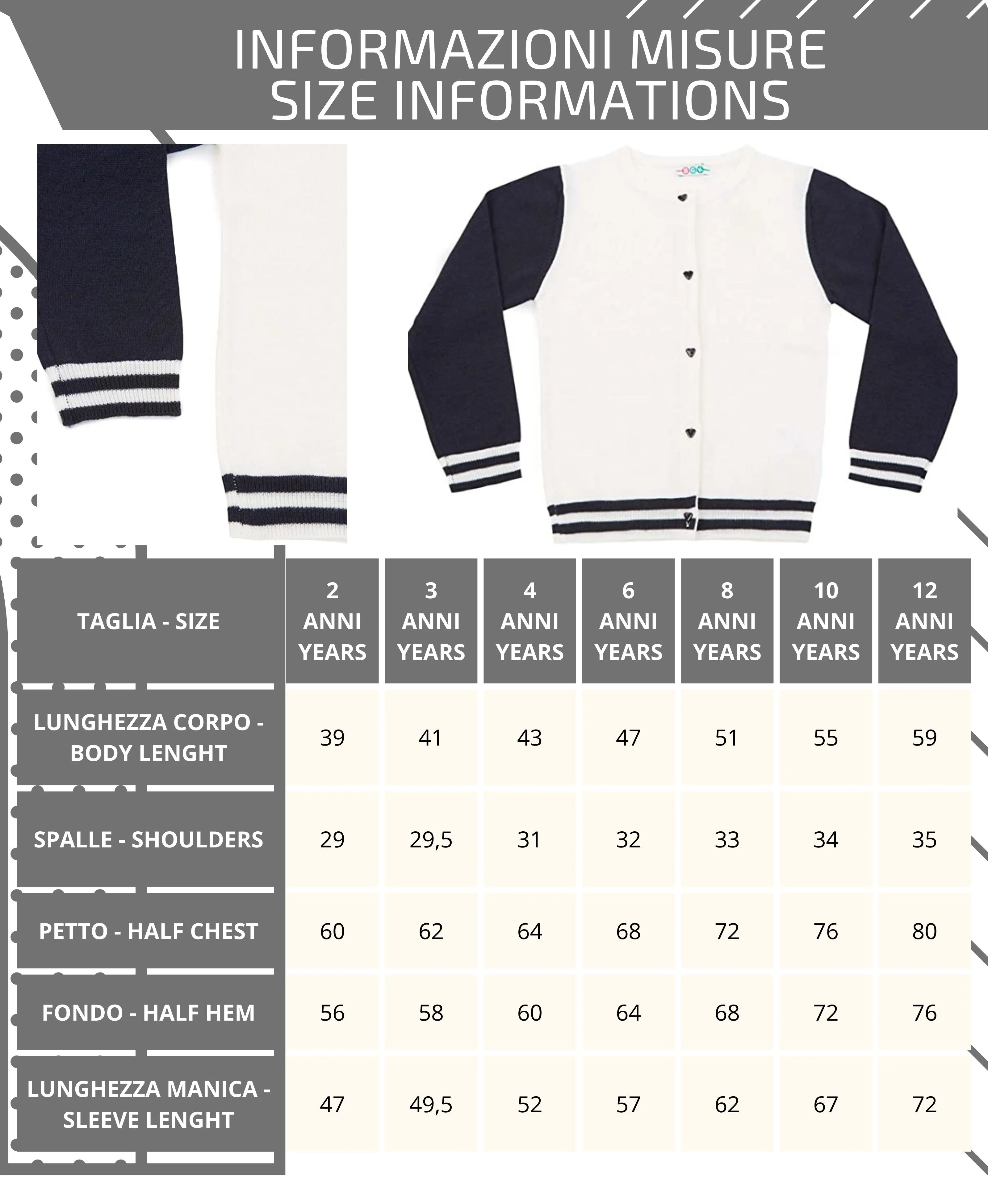Maglione Cardigan - Bambina, Autunno/Inverno - 100% Lana Merino Bio - 100% Made in Italy | Brunella Gori
