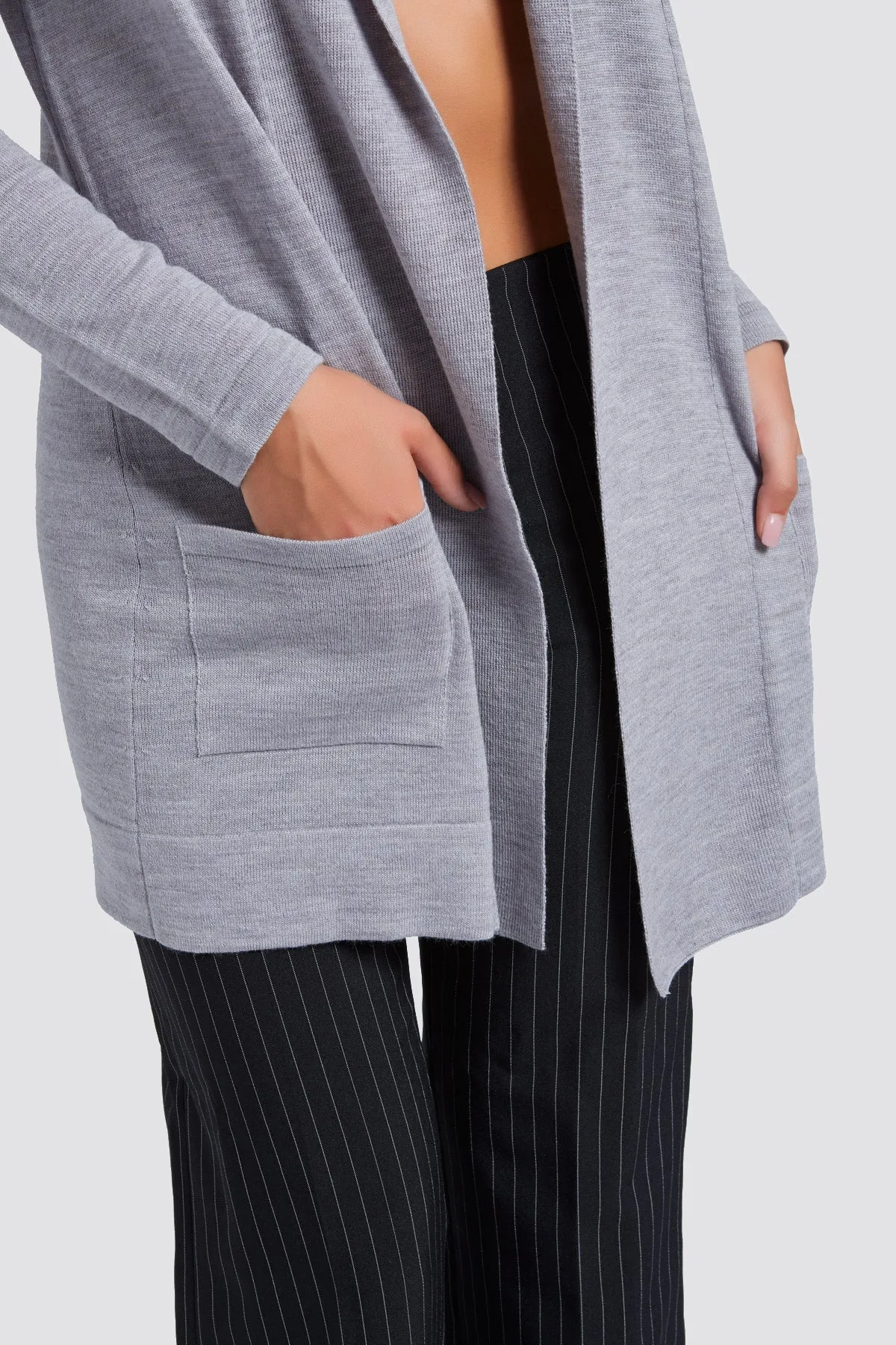 Maglione Cardigan - Donna, Autunno/Inverno - 100% Lana Merino Extra Fine - 100% Made in Italy  | Brunella Gori