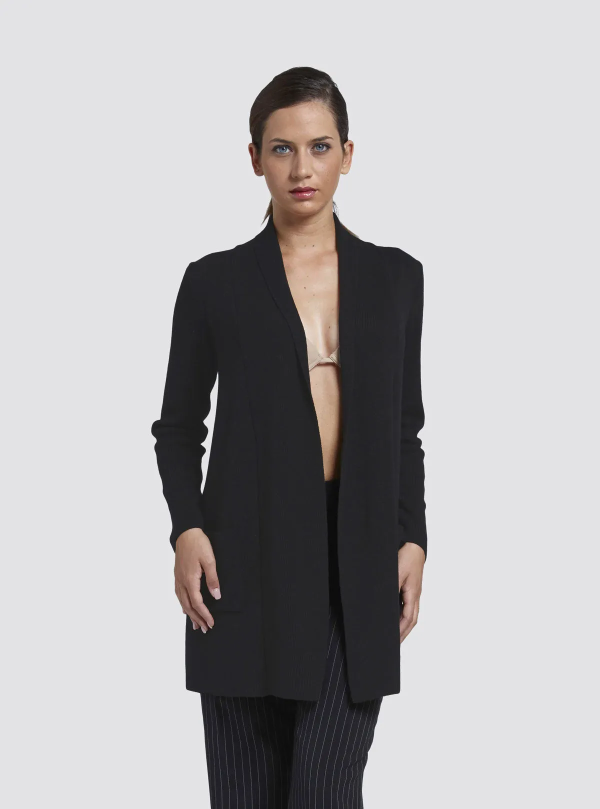 Maglione Cardigan - Donna, Autunno/Inverno - 100% Lana Merino Extra Fine - 100% Made in Italy  | Brunella Gori