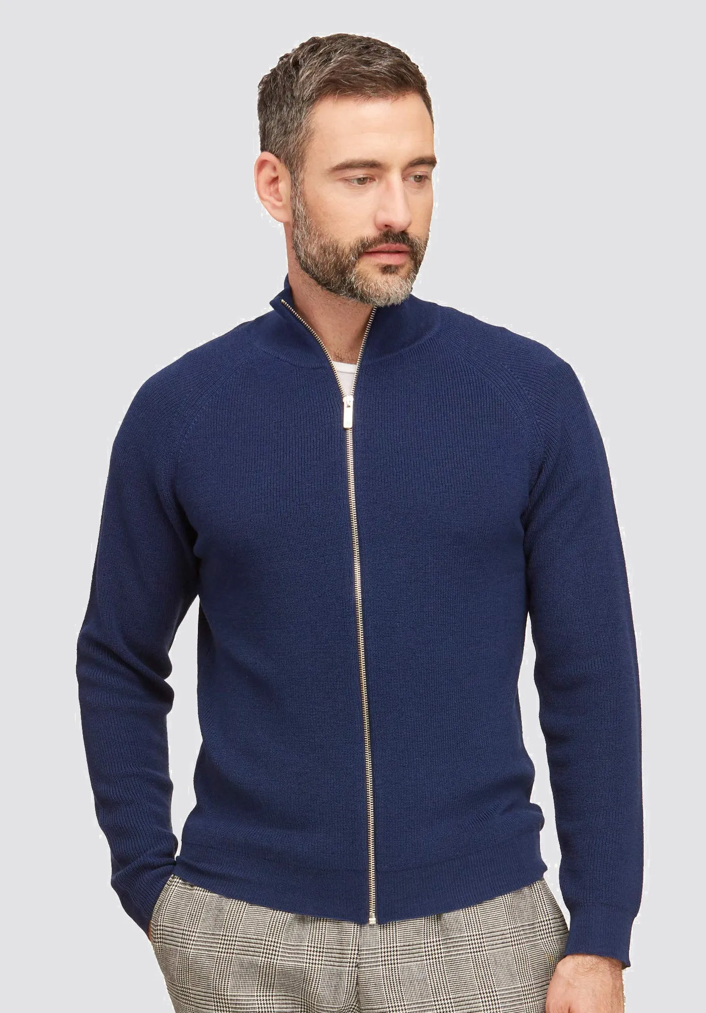 Maglione Cardigan - Uomo, Autunno/Inverno - 100% Lana Merino Extrafine - 100% Made in Italy  | Brunella Gori