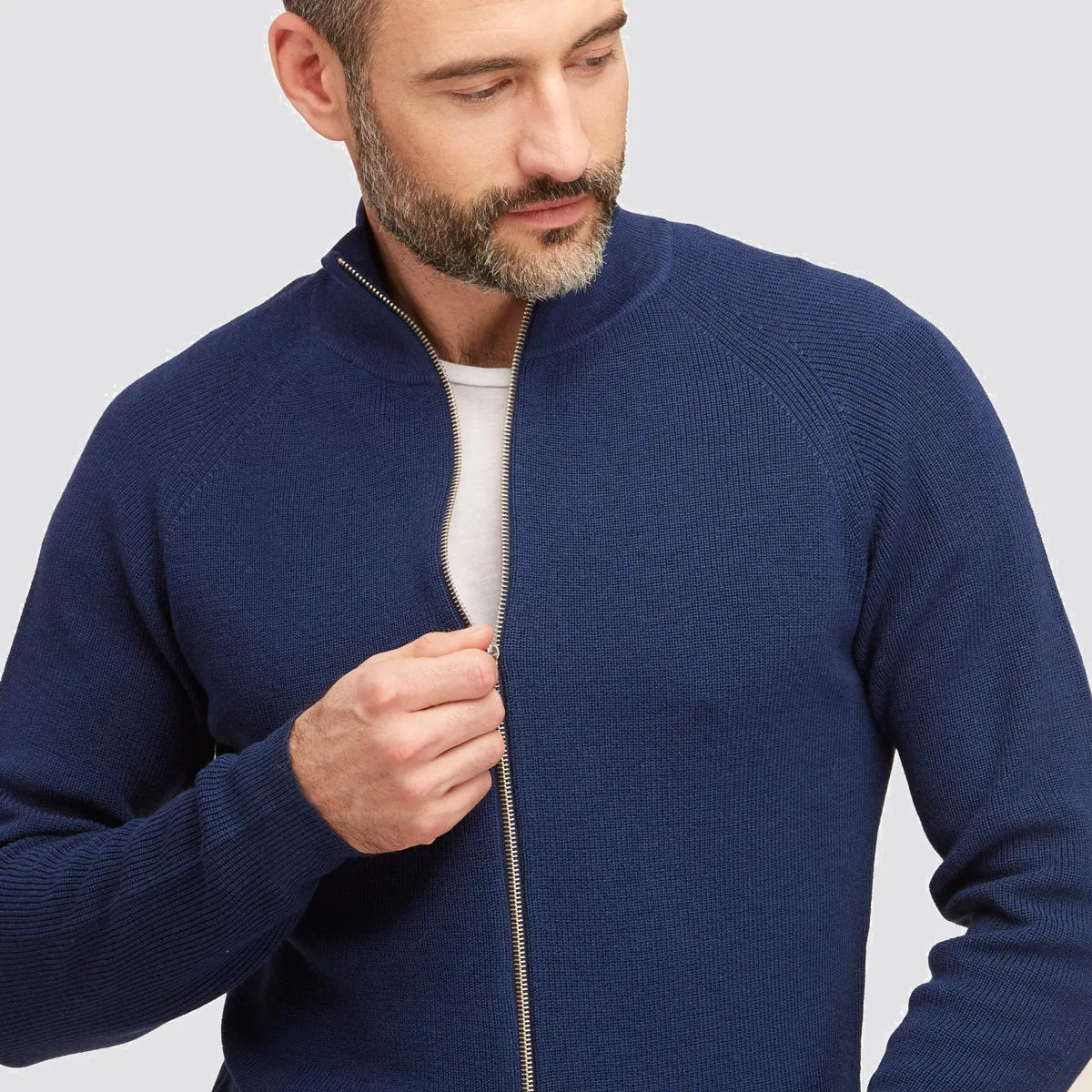 Maglione Cardigan - Uomo, Autunno/Inverno - 100% Lana Merino Extrafine - 100% Made in Italy  | Brunella Gori