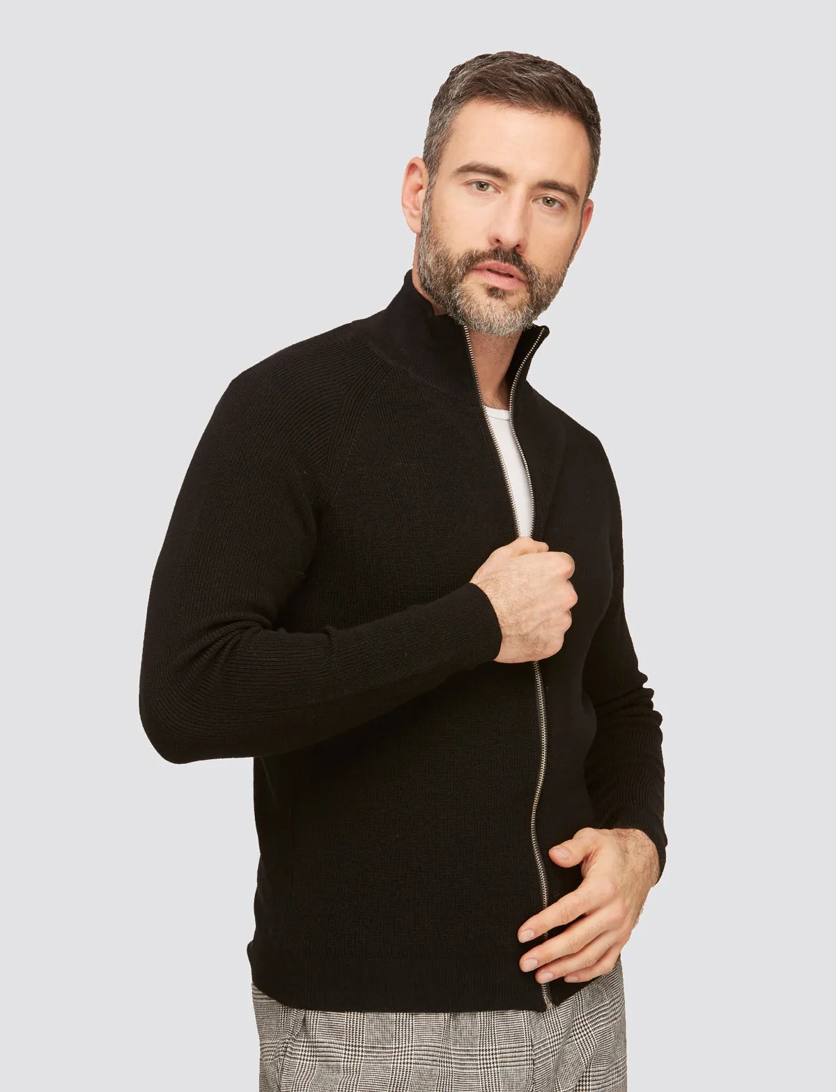 Maglione Cardigan - Uomo, Autunno/Inverno - 100% Lana Merino Extrafine - 100% Made in Italy  | Brunella Gori