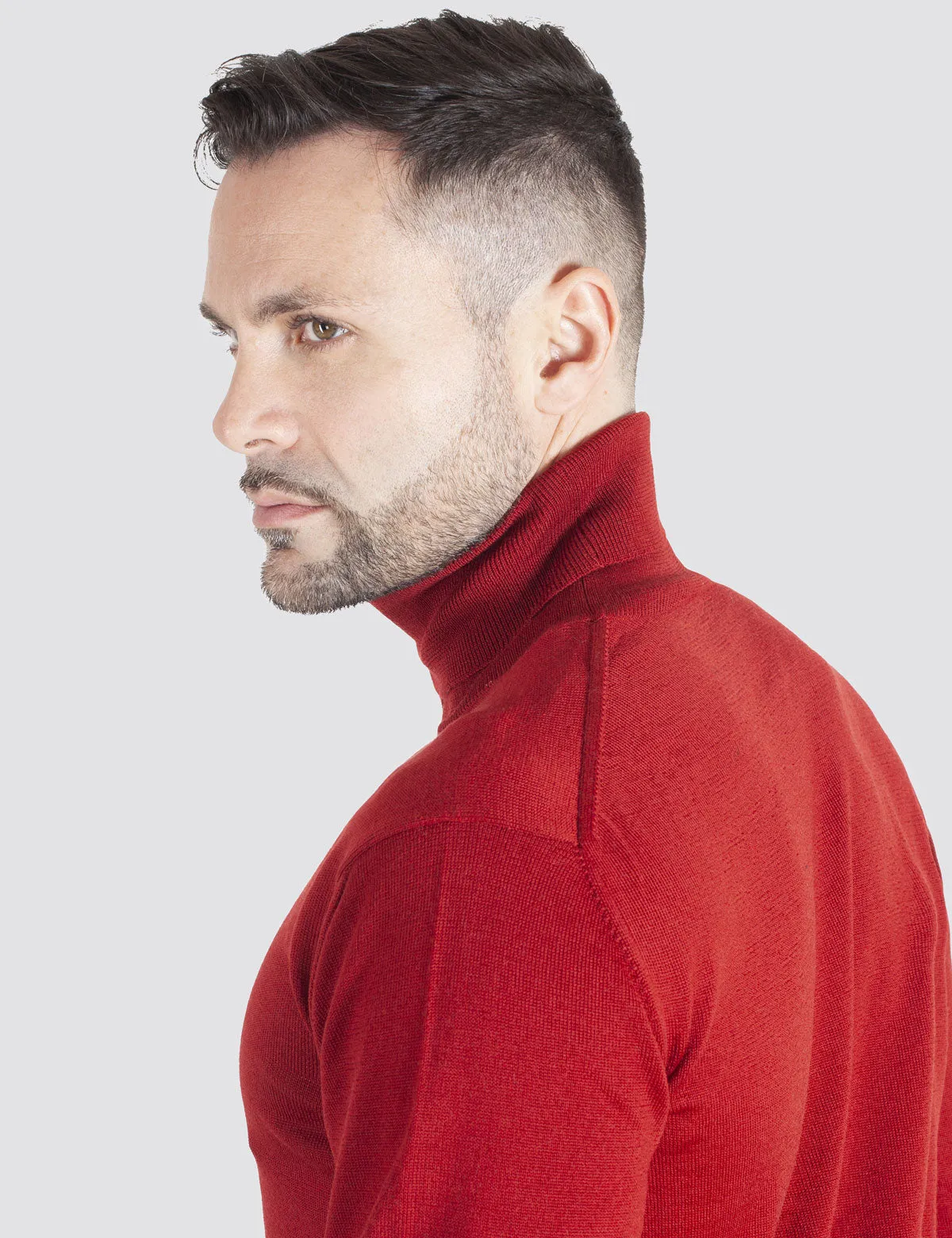 Maglione Dolcevita - Uomo, Autunno/Inverno - 100% Lana Vergine Merino Extrafine Mulesing Free - 100% Made in Italy | Brunella Go
