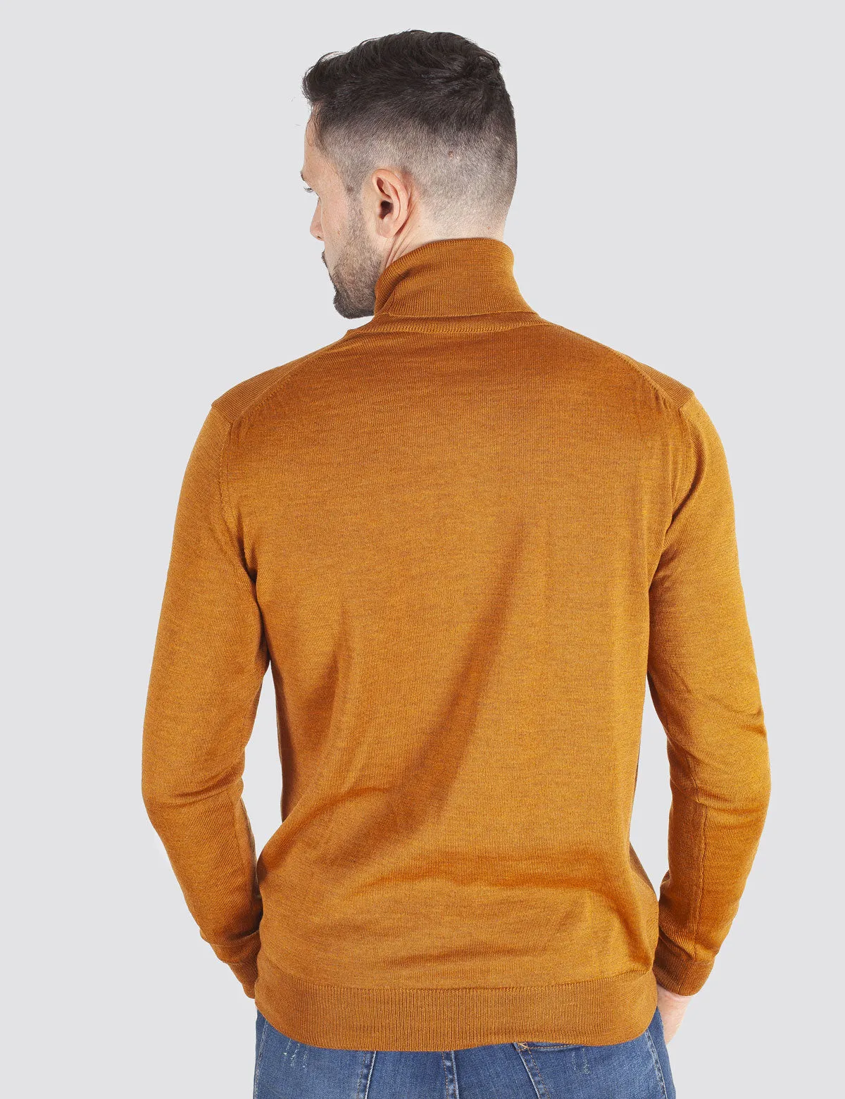 Maglione Dolcevita - Uomo, Autunno/Inverno - 100% Lana Vergine Merino Extrafine Mulesing Free - 100% Made in Italy | Brunella Go