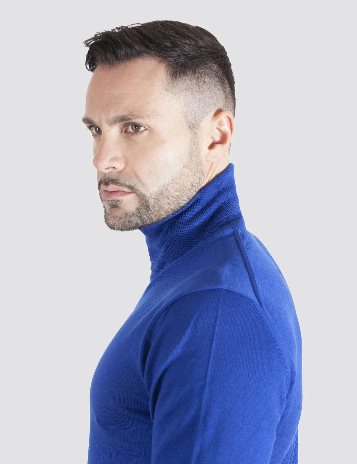 Maglione Dolcevita - Uomo, Autunno/Inverno - 100% Lana Vergine Merino Extrafine Mulesing Free - 100% Made in Italy | Brunella Go