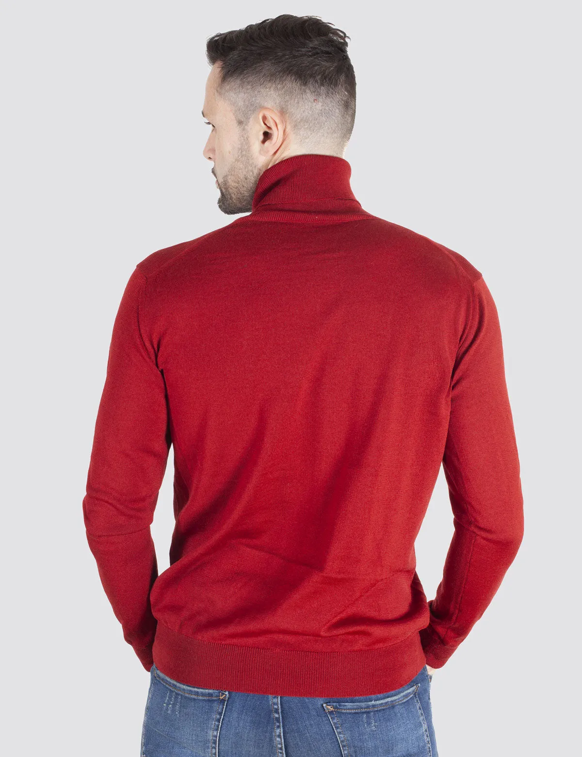 Maglione Dolcevita - Uomo, Autunno/Inverno - 100% Lana Vergine Merino Extrafine Mulesing Free - 100% Made in Italy | Brunella Go