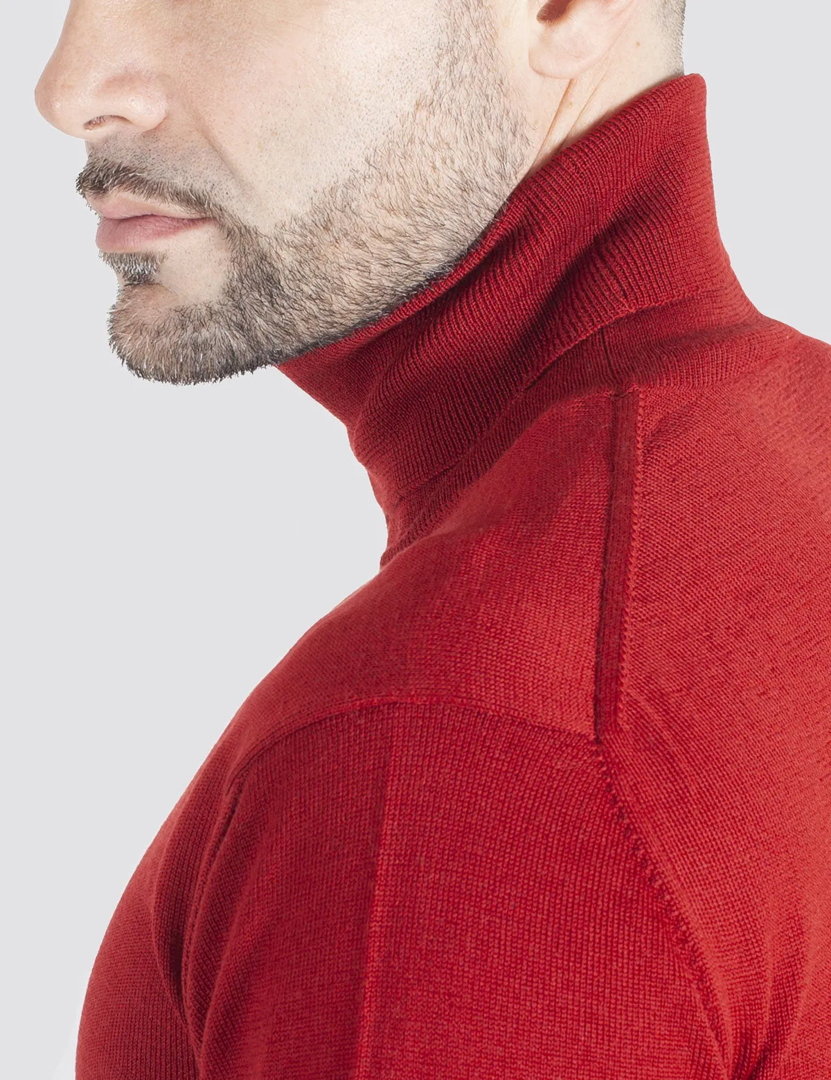 Maglione Dolcevita - Uomo, Autunno/Inverno - 100% Lana Vergine Merino Extrafine Mulesing Free - 100% Made in Italy | Brunella Go