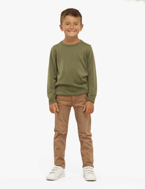 Maglione Girocollo - Bambino, Autunno/Inverno - 100% Lana Merino Bio - 100% Made in Italy | Brunella Gori