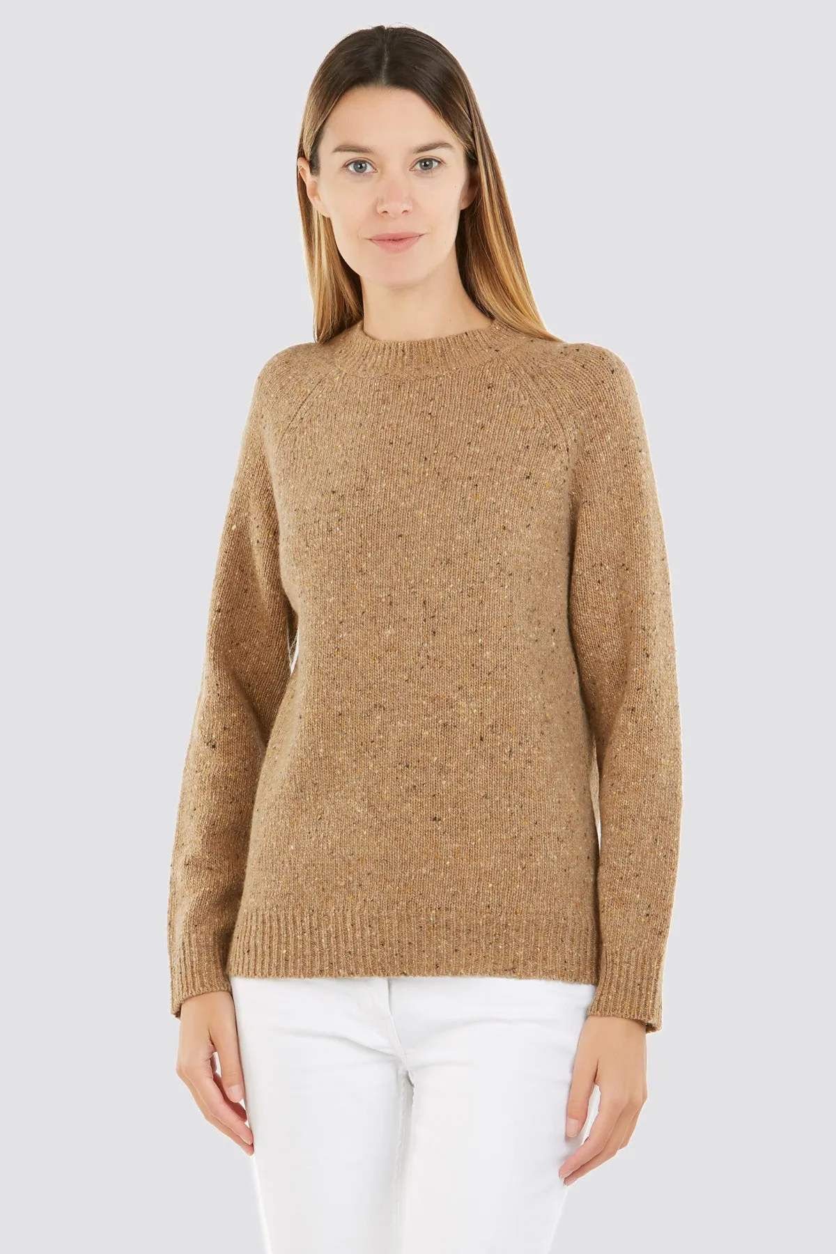 Maglione Girocollo - Donna, Autunno/Inverno - Lana e Cashmere - 100% Made in Italy - Brunella Gori