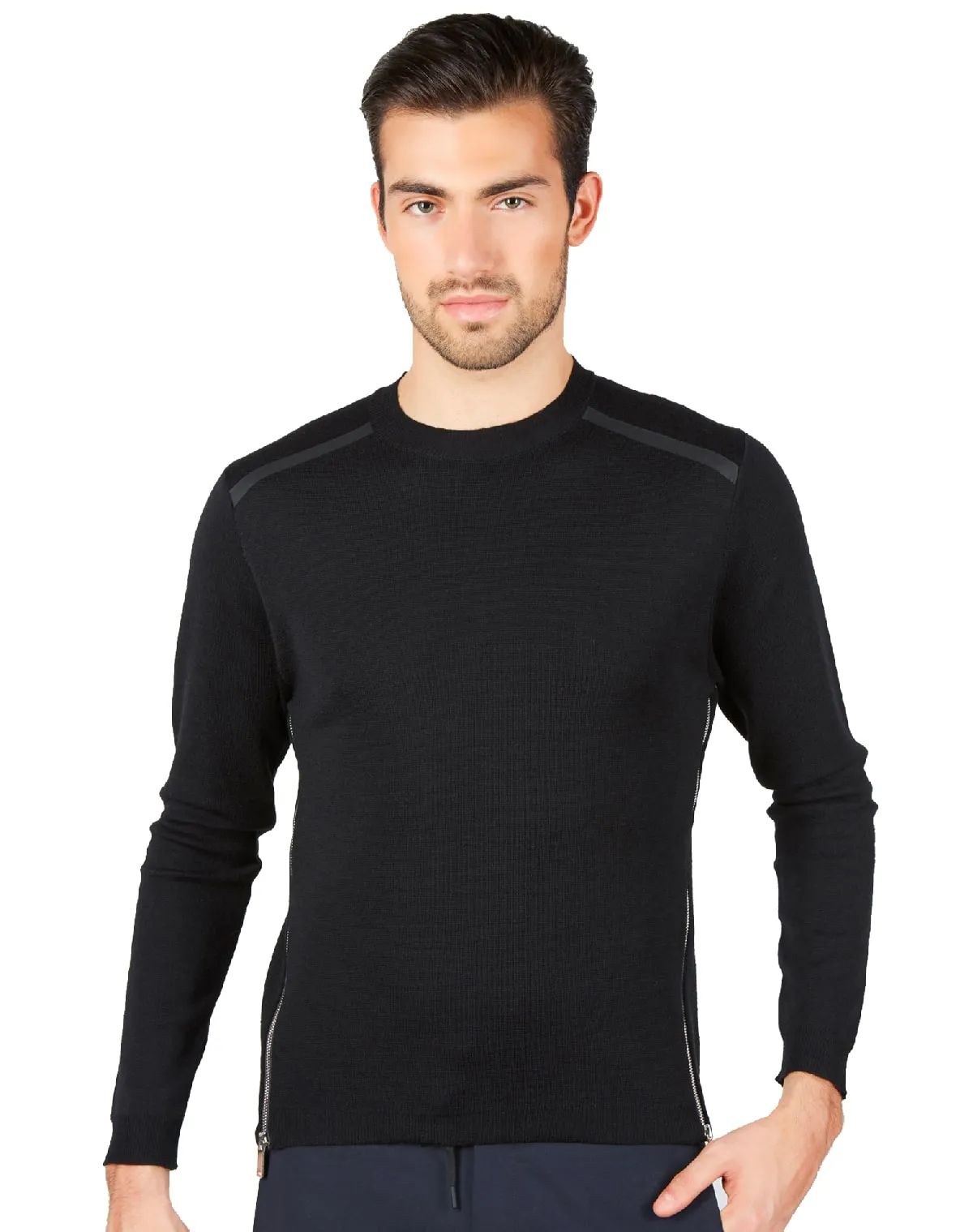 Maglione Girocollo - Uomo, Autunno/Inverno - 100% Lana Merino Extrafine   - Brunella Gori
