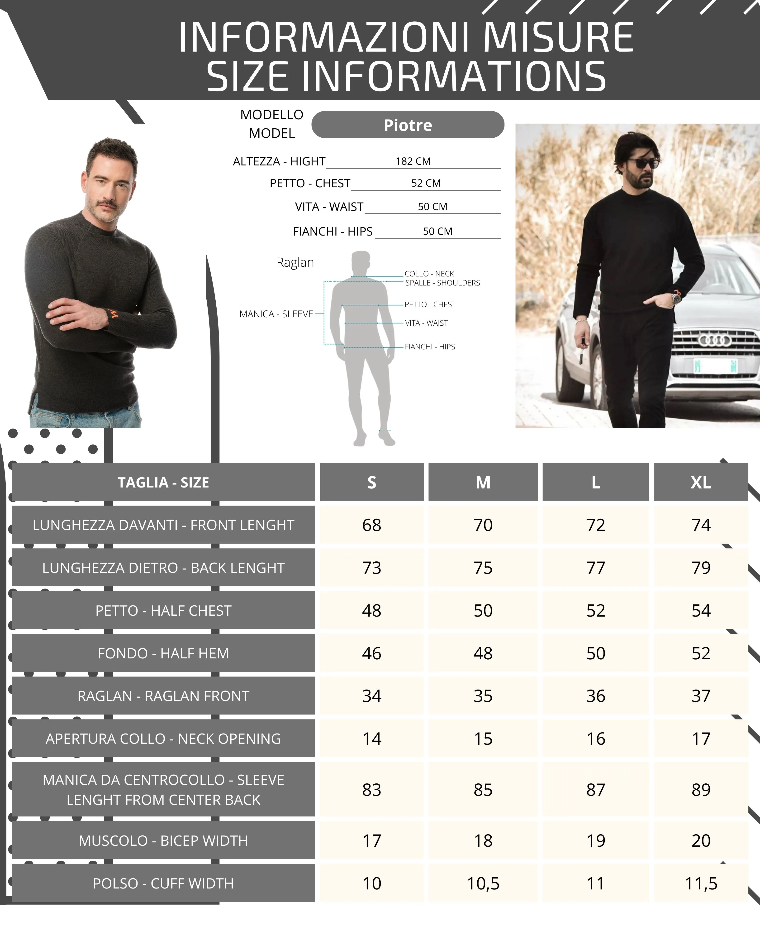 Maglione Pullover - Uomo, Autunno/Inverno - 100% Lana - 100% Made in Italy | Brunella Gori