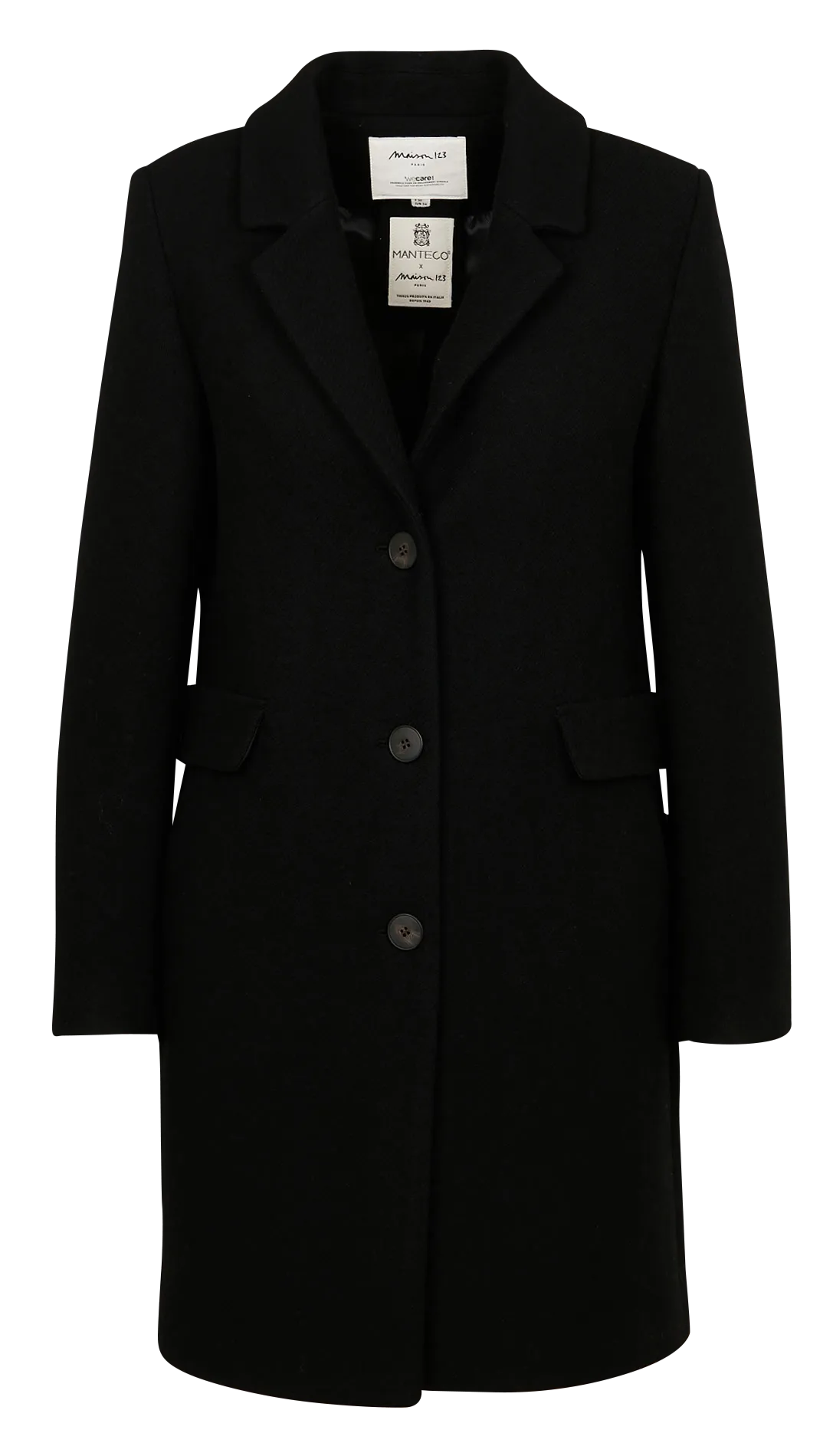  MAISON 123   ANABELLE - Cappotto | Nero