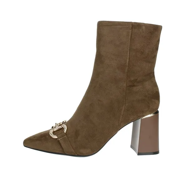 MARIELLA BURANI  STIVALETTI TACCO 50051 MARRONE