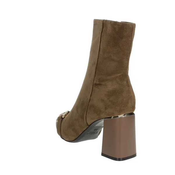 MARIELLA BURANI  STIVALETTI TACCO 50051 MARRONE