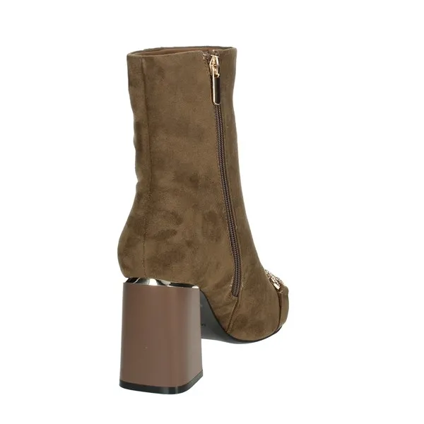 MARIELLA BURANI  STIVALETTI TACCO 50051 MARRONE