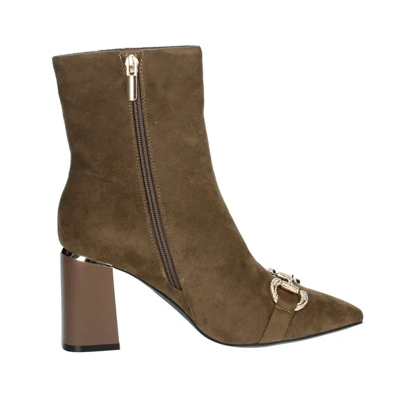MARIELLA BURANI  STIVALETTI TACCO 50051 MARRONE