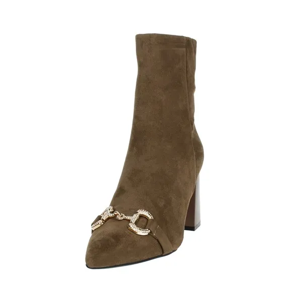 MARIELLA BURANI  STIVALETTI TACCO 50051 MARRONE