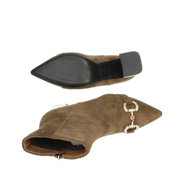 MARIELLA BURANI  STIVALETTI TACCO 50051 MARRONE