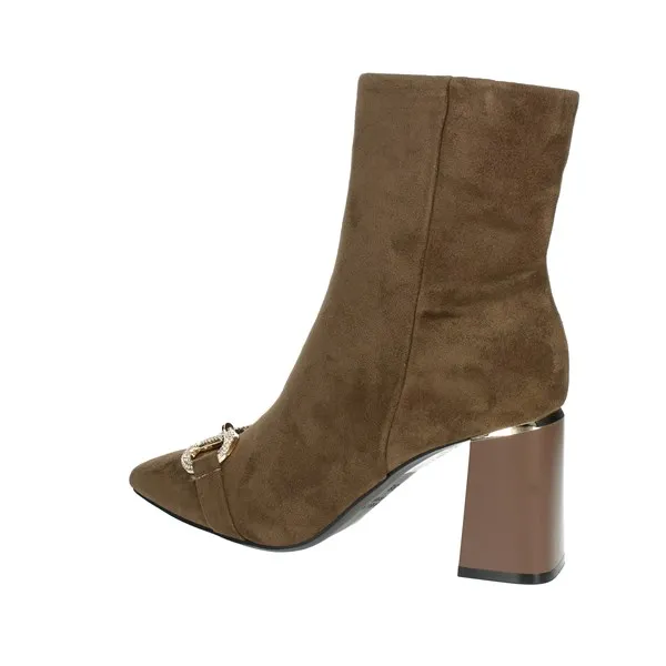 MARIELLA BURANI  STIVALETTI TACCO 50051 MARRONE