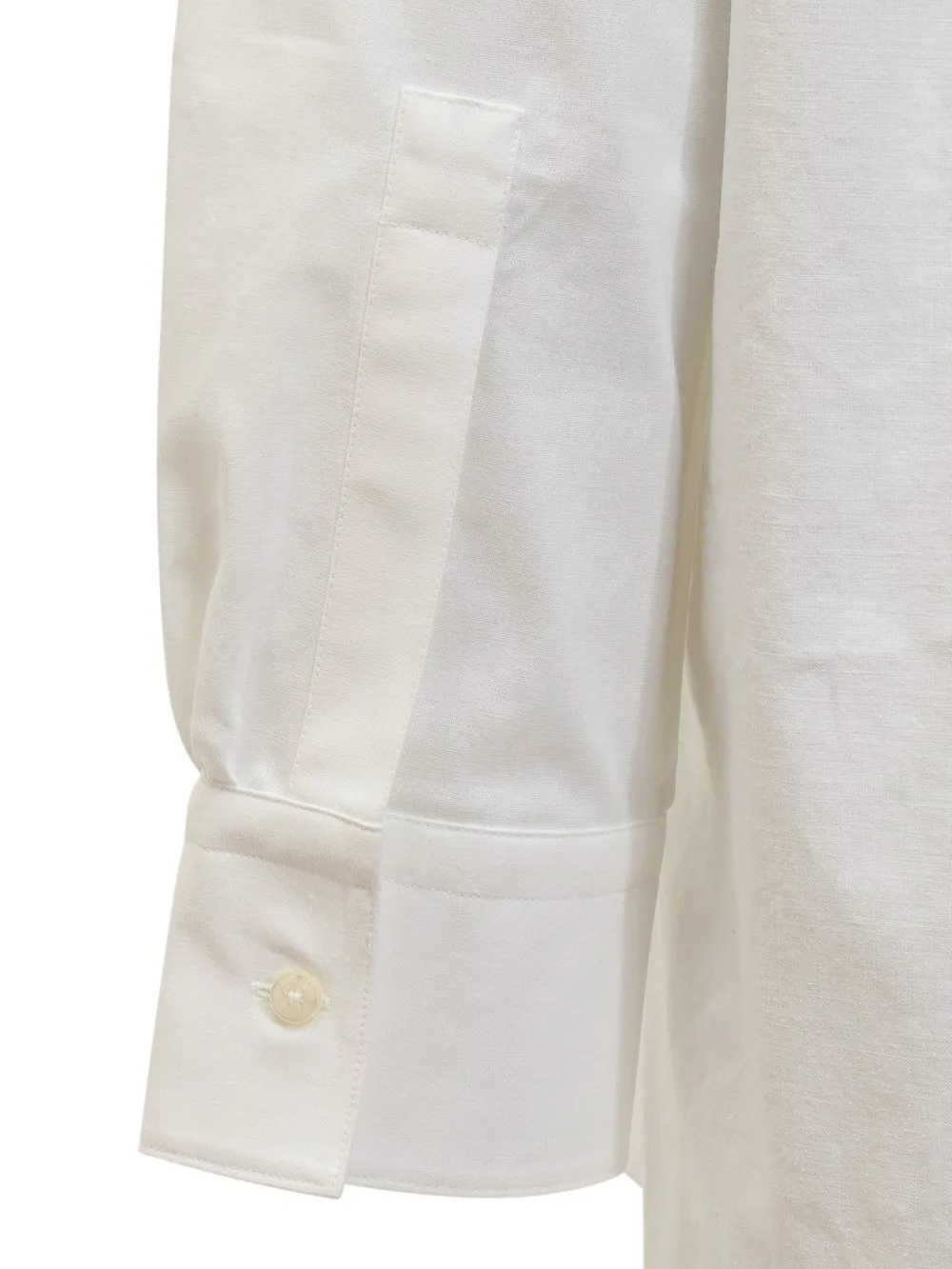 MARINE SERRE Camicia con Ricamo e Logo  