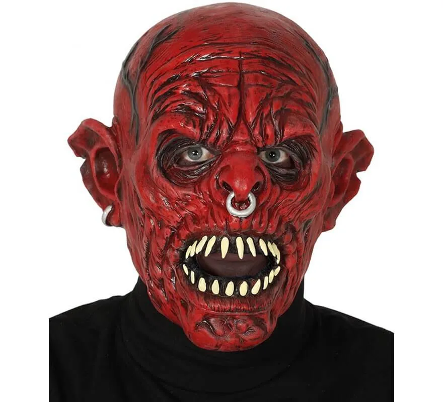Maschera da Demone con piercing