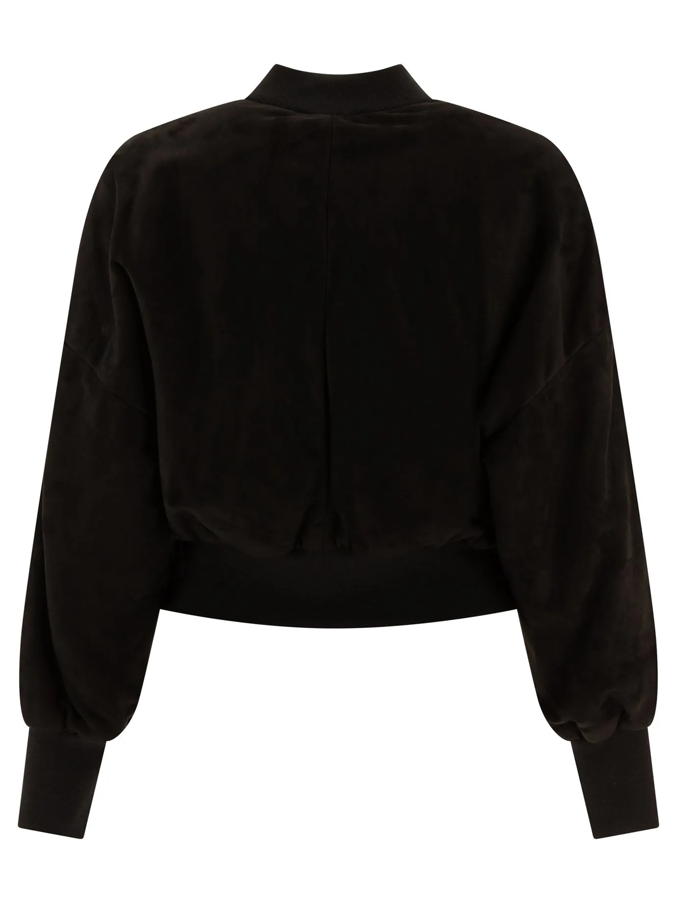 Max Mara S Giacca da bomber ribby in pelle scamosciata