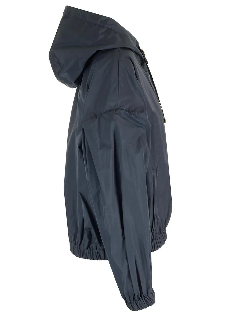   Max Mara The Cube  Giacca blu in tela tecnica antigoccia  