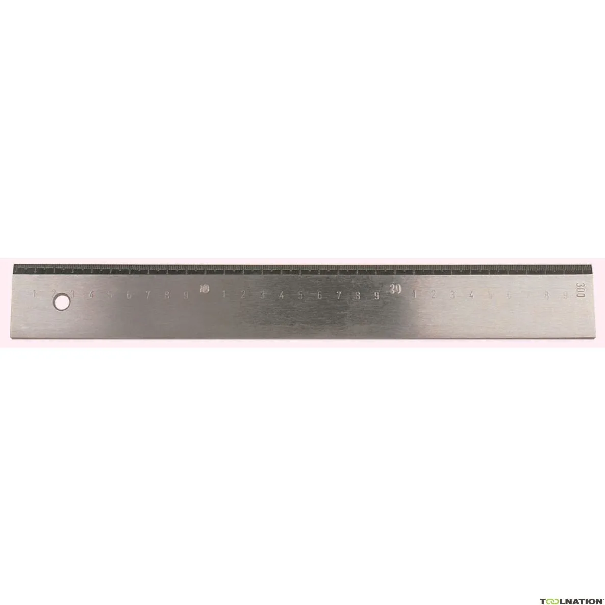 MIB 07077026 Righello da officina 2000x40x5 mm con sfaccettatura e scala graduata, zincato