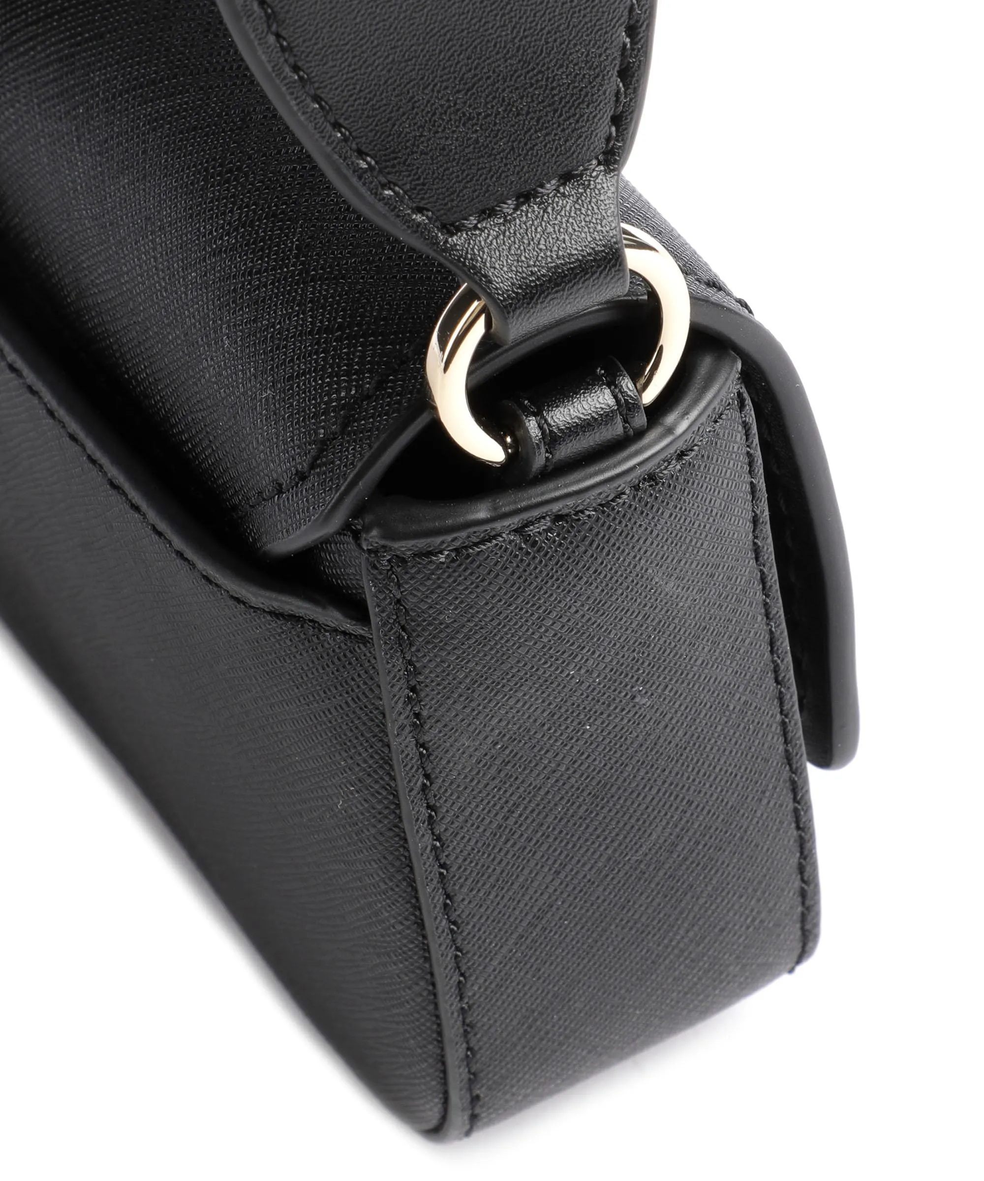  Michael Kors Greenwich Borsa a tracolla pelle di vacchetta saffiano nero  