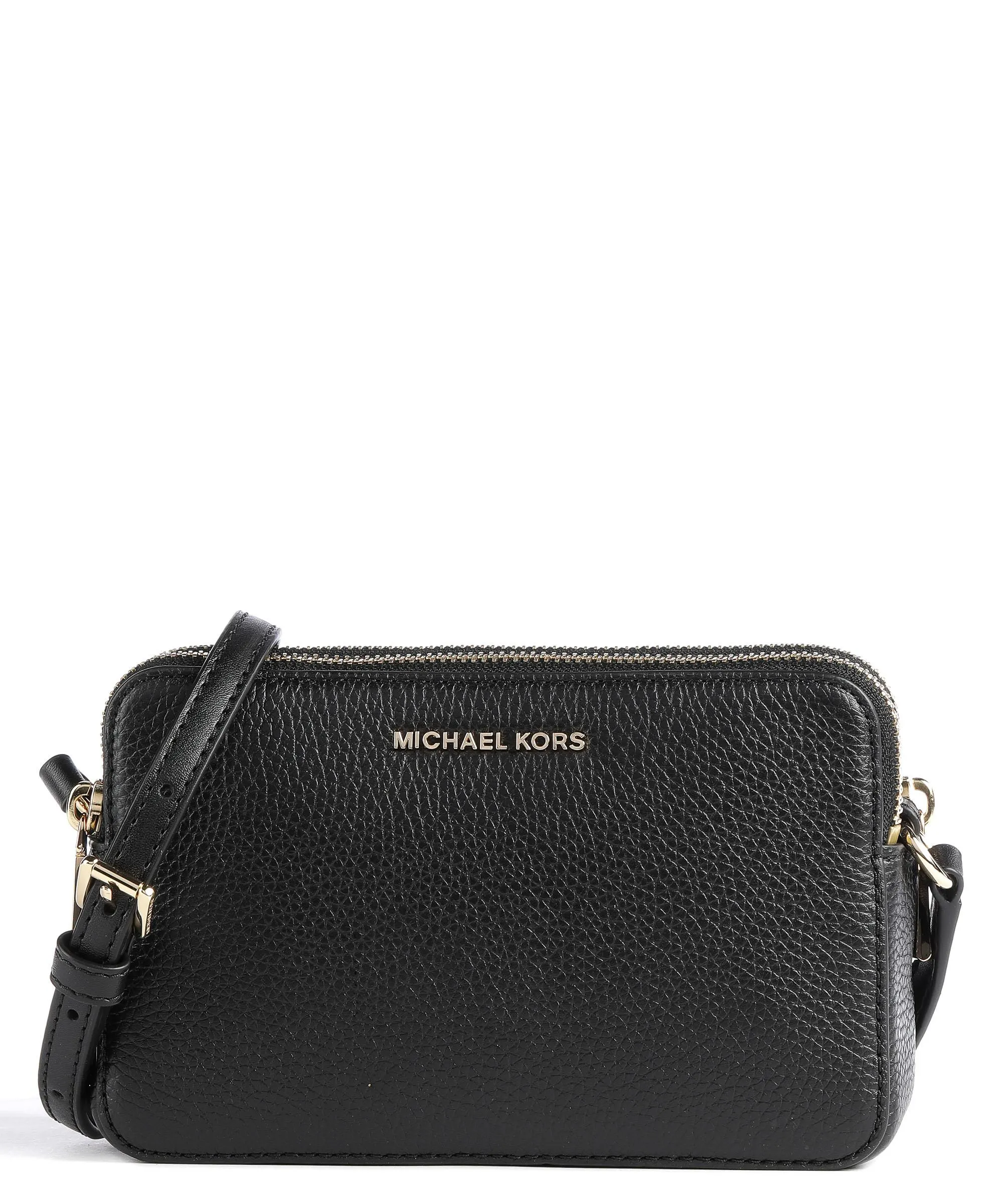  Michael Kors Jet Set Borsa a tracolla pelle di vacchetta grana nero  