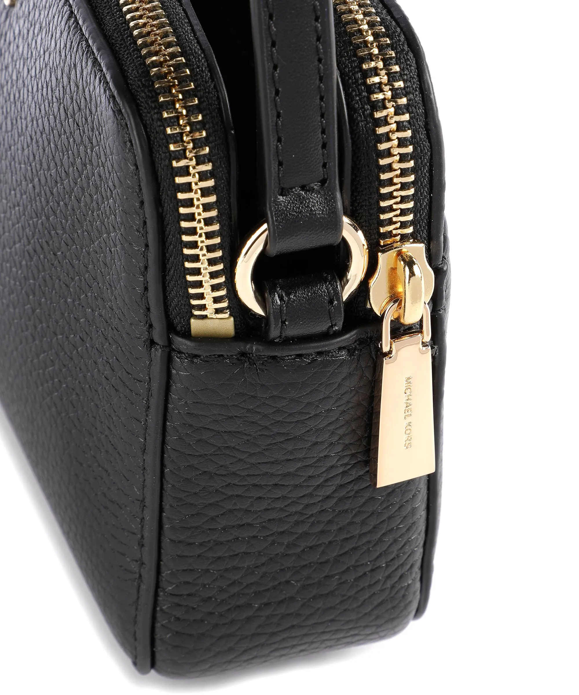  Michael Kors Jet Set Borsa a tracolla pelle di vacchetta grana nero  