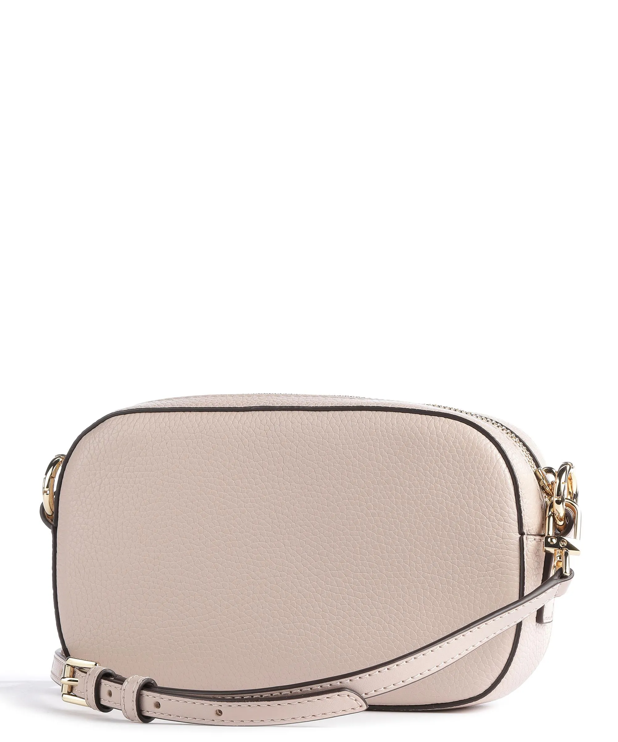  Michael Kors Jet Set Borsa a tracolla pelle di vacchetta grana, tela beige/marrone  